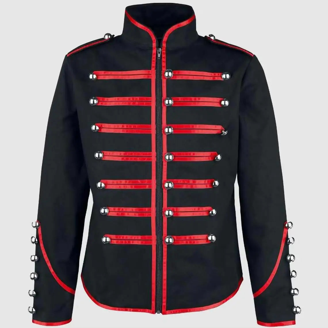 2025 Men's Medieval Steampunk Gothic Tops Jacket Vintage Stand Collar Cosplay Costume Rock Frock Coats Male Retro Punk Jackets
