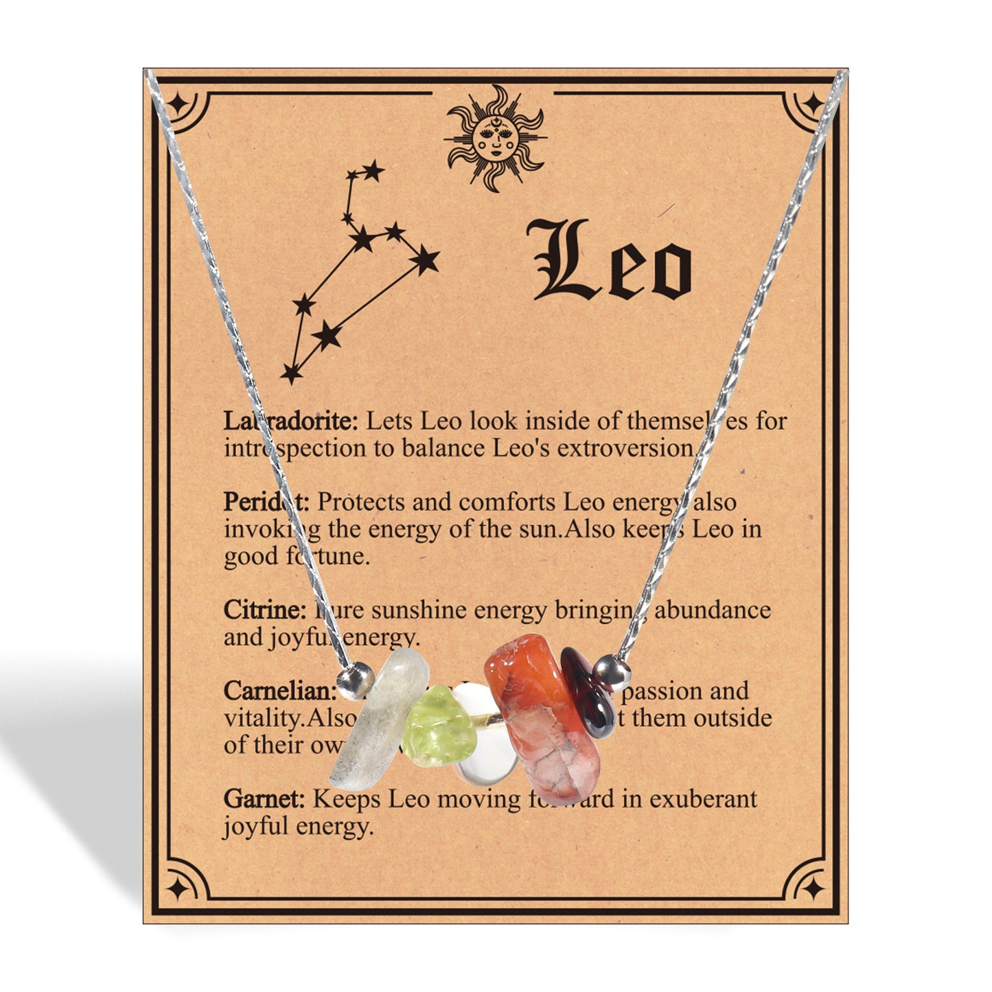 12 zodiac signs Elegant Titanium Steel Mesh Pendant Necklace with Crystal Chakra Chain Perfect for Meditation and Yoga