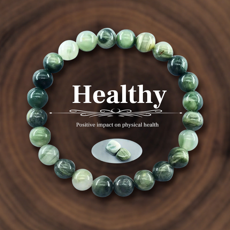 8mm Tiger Eye and Green Aventurine Geometric Beaded Bracelet Natural Stone Jewelry for Harmony and Protection