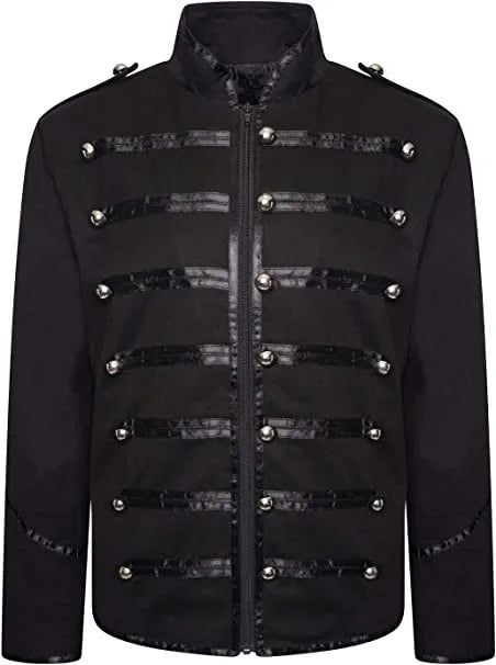 2025 Men's Medieval Steampunk Gothic Tops Jacket Vintage Stand Collar Cosplay Costume Rock Frock Coats Male Retro Punk Jackets