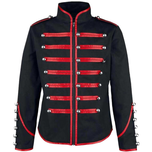 2025 Men's Medieval Steampunk Gothic Tops Jacket Vintage Stand Collar Cosplay Costume Rock Frock Coats Male Retro Punk Jackets