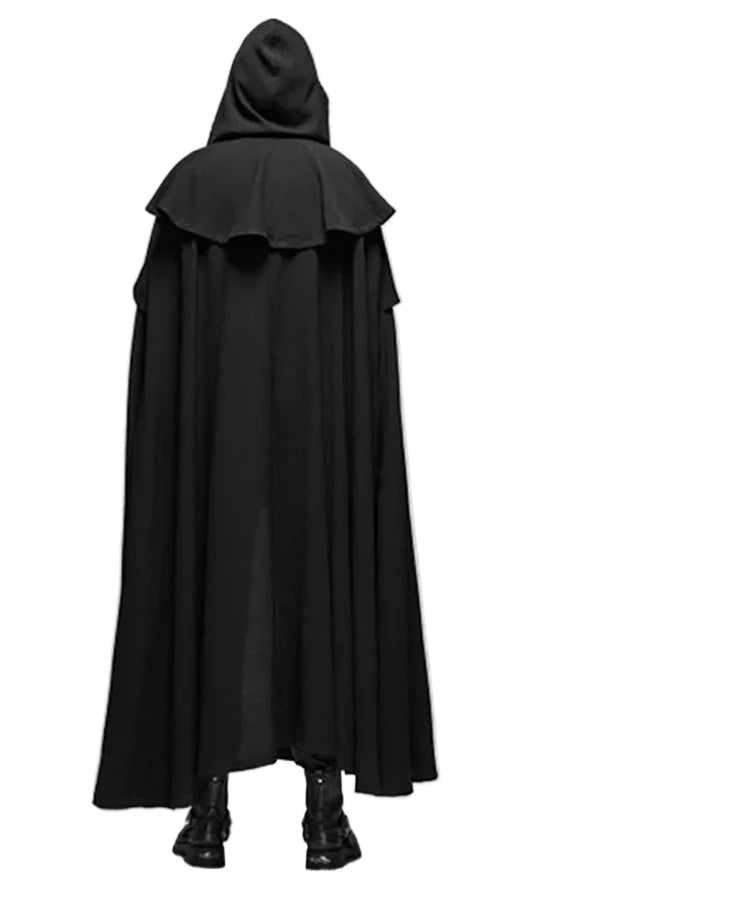 Cosplay Medieval Men Costumes Knight Pirate Prince Gothic Retro Hooded Cloak Capes Long Robes Jackets Coat Carnival Halloween
